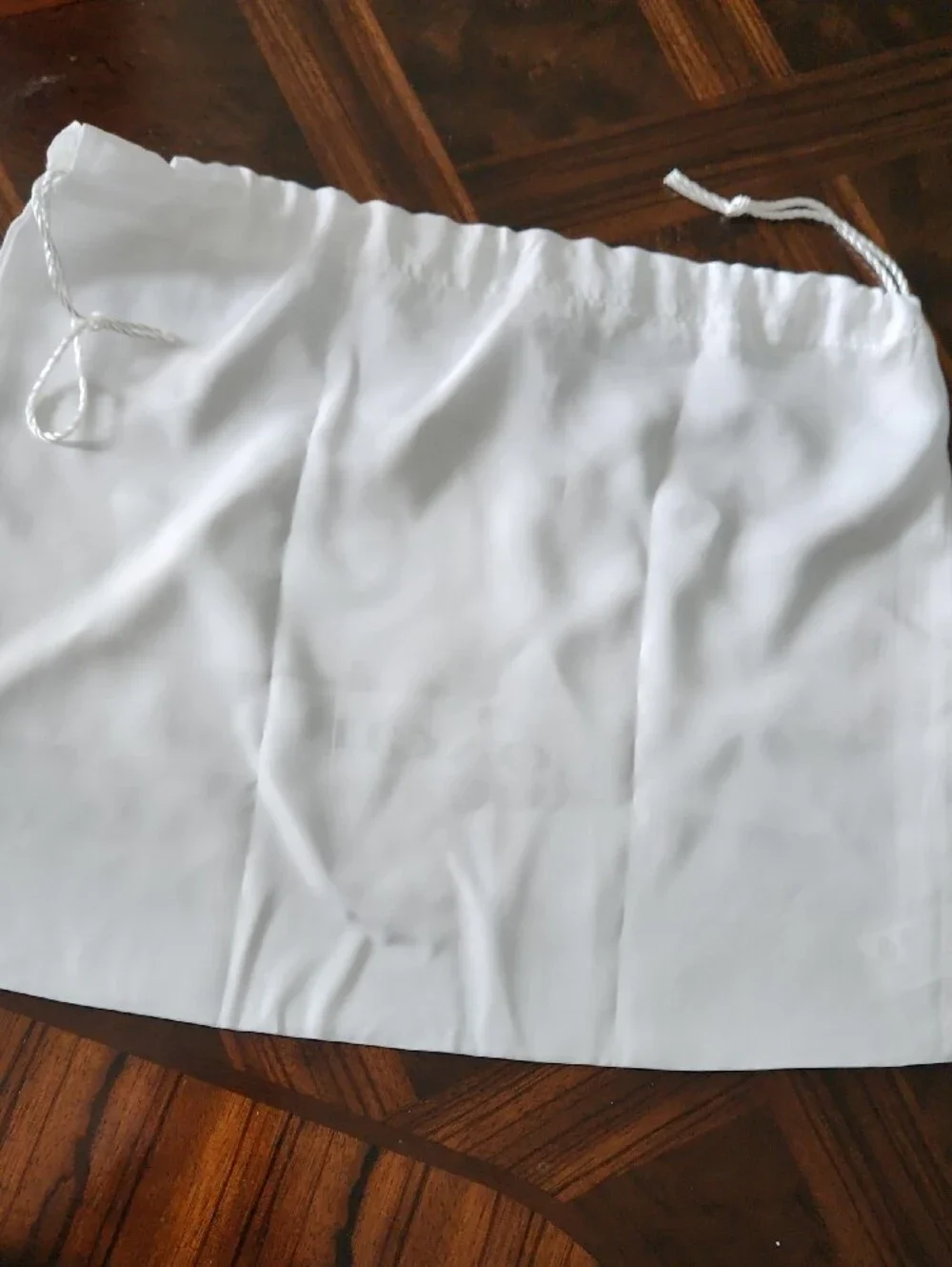 NEW Coach New York Dust Bag Satin White Drawstring Storage Stagecoach 16 x 13